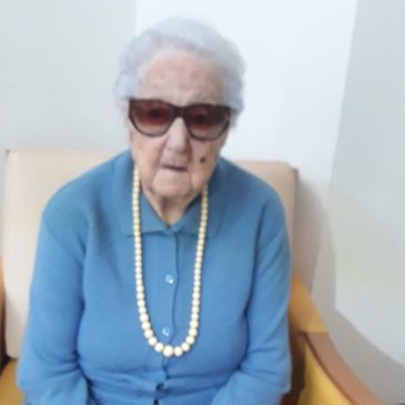 MARIA PORCARELLI COMPIE 105 ANNI