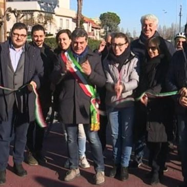 A FANO INAUGURATA LA NUOVA PISTA CICLO-PEDONALE DI  VIA SONCINO