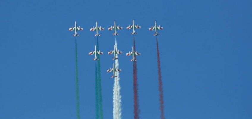 FRECCE TRICOLORI A LORETO E ANCONA