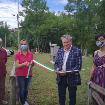 INAUGURATE A TOLENTINO NUOVE AREE VERDI DEL LAGO DELLE GRAZIE