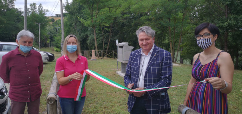 INAUGURATE A TOLENTINO NUOVE AREE VERDI DEL LAGO DELLE GRAZIE