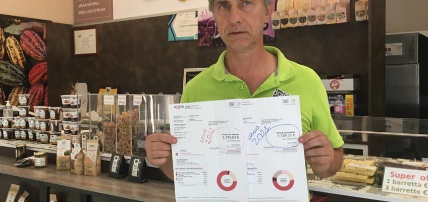 BOLLETTA CHOC  DA 5 MILA EURO: COSI RISCHIAMO LA CHIUSURA