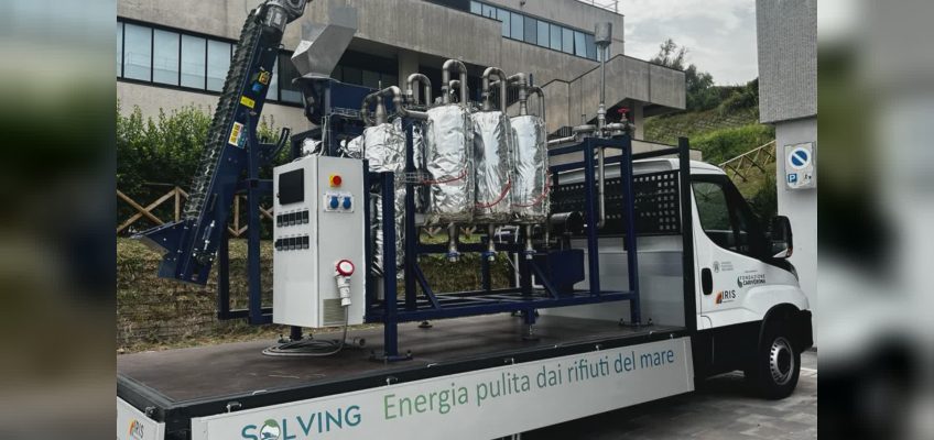 PRESENTATA GREEN PLASMA, LA MACCHINA CHE TRASFORMA IN ENERGIA PULITA I RIFIUTI DEL MARE