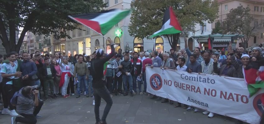 AD ANCONA LA MANIFESTAZIONE PER LA PALESTINA LIBERA