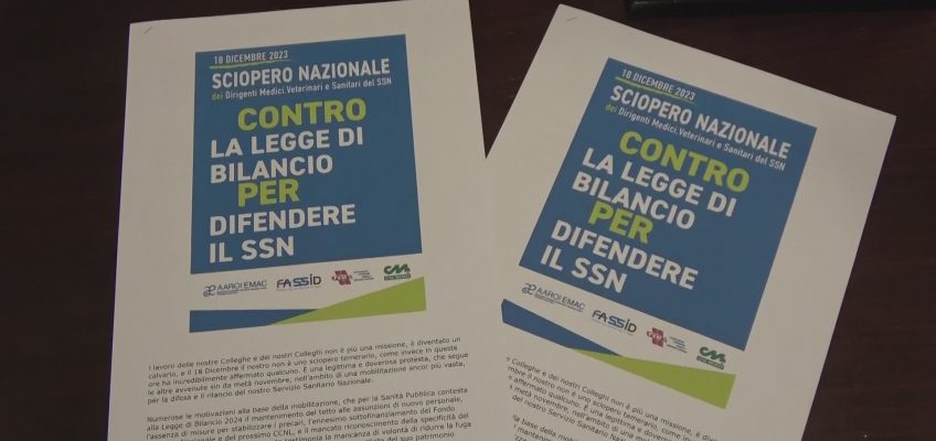 SCIOPERO MEDICI E VETERINARI PER DIFENDERE IL SSN