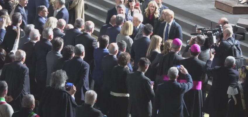 ALLA VITIFRIGO ARENA IN 8 MILA PER IL PRESIDENTE MATTARELLA