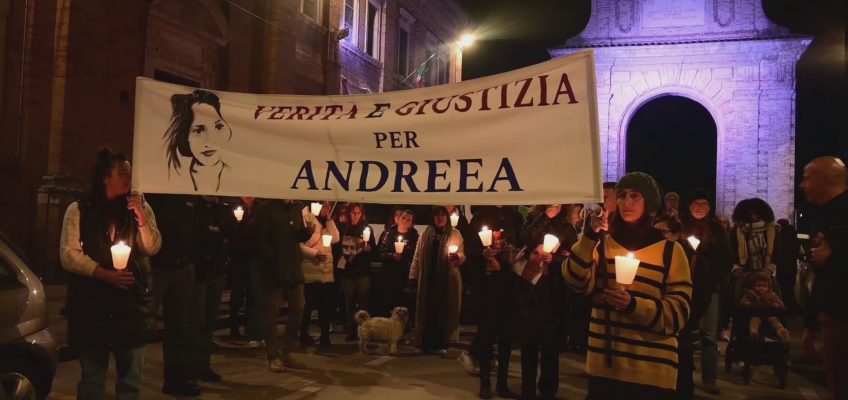 UNA FIACCOLATA PER ANDREEA, VERITA’ E GIUSTIZIA