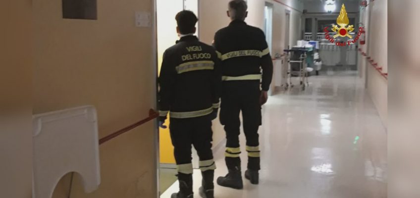 EVACUATO L’OSPEDALE DI PERGOLA, PAZIENTI TRASFERITI AD URBINO