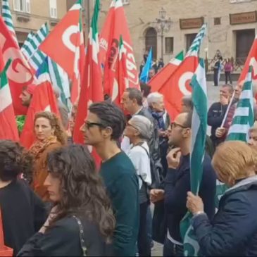 FESTA DEL 1 MAGGIO, SINDACATI IN PIAZZA AD AMANDOLA