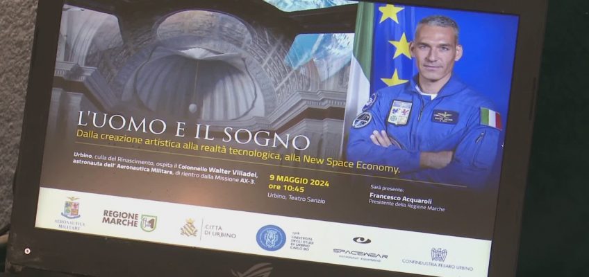 LA SPACE ECONOMY ATTERRA AD URBINO CON L’ASTRONAUTA VILLADEI