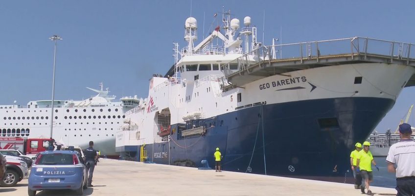 GEO BARENTS IN VIAGGIO VERSO ANCONA CON 34 MIGRANTI, 27 RIMARRANNO NELLE MARCHE