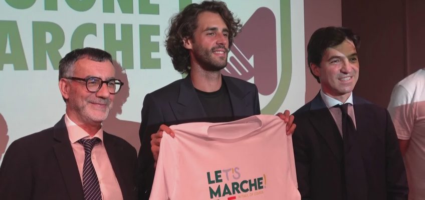 GIANMARCO TAMBERI NUOVO TESTIMONIAL DELLA REGIONE MARCHE