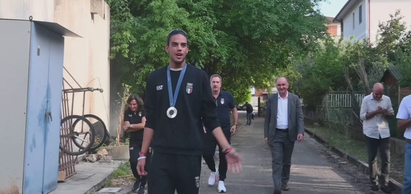 IL RIENTRO DA PARIGI DI TOMMASO MARINI, MEDAGLIA D’ARGENTO