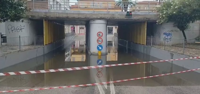 BOMBA D’ACQUA A SAN BENEDETTO, ALLAGAMENTI E DISAGI