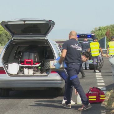 INCIDENTE FATALE IN A14 TRA CIVITANOVA MARCHE E LORETO