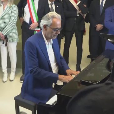 IL MAESTRO BOCELLI INAUGURA IL NUOVO POLO EDUCATIVO DI SFORZACOSTA