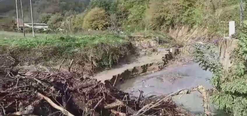 CANTIANO, FRAZIONE NUOVAMENTE ISOLATA DOPO L’ESONDAZIONE DEL BALBANO