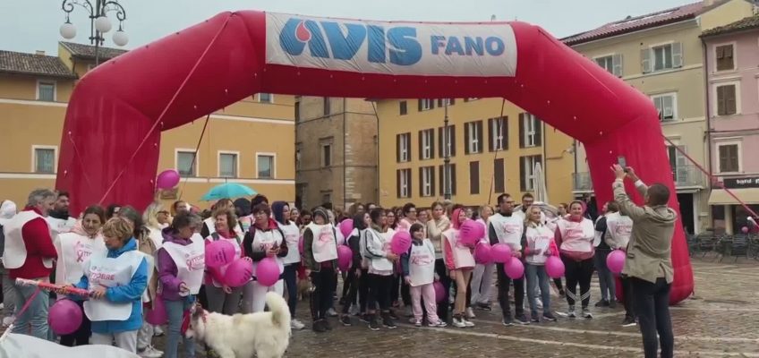 A FANO CONTRO IL TUMORE AL SENO TORNA LA CAMMINATA ROSA