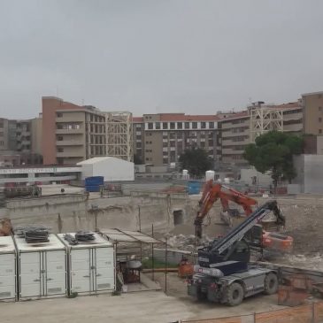 NUOVO OSPEDALE SALESI, DEMOLIZIONI AL RUSH FINALE