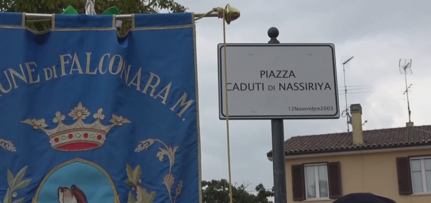 FALCONARA, INAUGURATA PIAZZA NASSIRYA