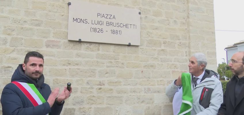 CINGOLI, DEDICATA UNA PIAZZA A MONSIGNOR BRUSCHETTI