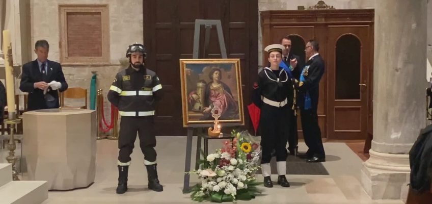 ANCONA CELEBRA LA SANTA PATRONA DEI VVF E DELLA MARINA MILITARE