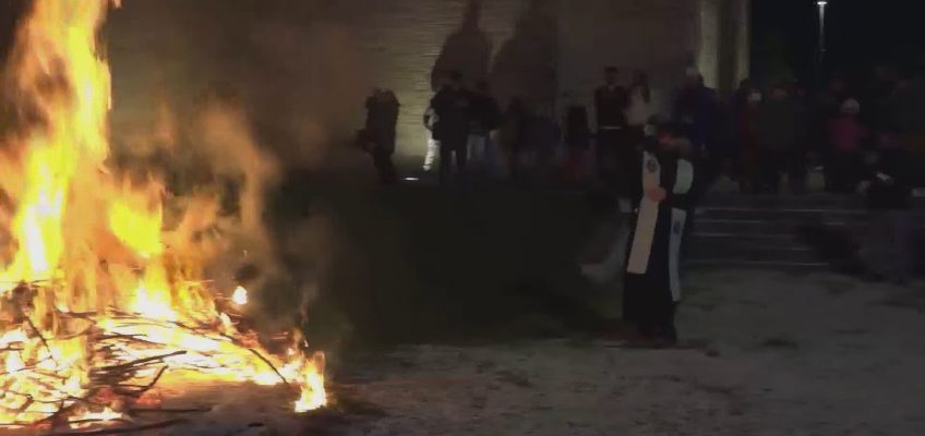 A MORROVALLE RIVIVE LA TRADIZIONE DEL FALO’ DELLA VENUTA