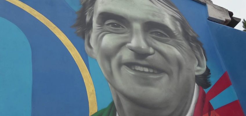 VANDALIZZATO IL MURALES DEDICATO A ROBERTO MANCINI A JESI