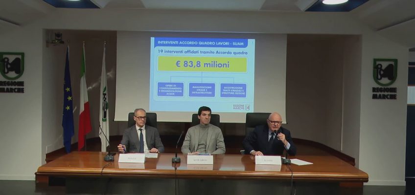 83 MILIONI DI EURO PER 19 NUOVI INTERVENTI POST ALLUVIONE